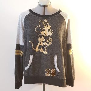 Disney Parks Minnie Mouse Sweater GOLD METALLIC <3